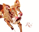 世界に一枚のご愛犬のイラストを描きます アクリル画風の鮮やかなイラストを描かせていただきます！ イメージ9