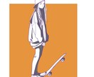 あなたのコーデ、描きます SNSアイコン、広告ポスター色々な面で使いやすい絵です！ イメージ4