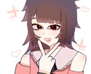 可愛い女の子の1枚絵描きます アイコンなどに使用OK！個性を出したい方向け※胸上のみ イメージ1