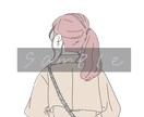 韓国風オシャレ◎線画アイコン描きます 淡い雰囲気でゆるっとオシャレ！ イメージ7