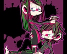 ツイキャス、Twitterアイコンイラスト描きます ポップでキャッチーなイラストで他と差をつけ魅せる。 イメージ2