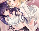 絵柄寄せ可！目を惹くイラスト、高品質絵描きます 観賞用、表紙、動画、Live2D用、立ち絵、キャス画などに！ イメージ3