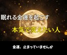 あなたの眠れる金運を覚醒してお金の悩みを解決します このまま我慢するか、流れを変えるかは今です イメージ3