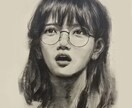 モノクロ人物アイコン制作します 空気感を大切にした作品を制作します イメージ8