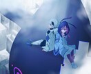 一枚絵、立ち絵、キャラクターデザイン等々てがけます 世界観や躍動感、迫力の表現が得意です。 イメージ2