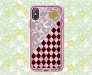 ハンドメイドダイヤモンドケースあります ダイヤモンドケースは柔らかくスマホの色が反映されて綺麗です イメージ1
