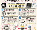 ThreadsのAI運用の始め方を整理します Threads発信×Claude Code活用個別にサポート イメージ4