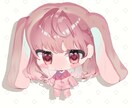ゆめかわ♡もふ耳ミニキャラ立ち絵描きます 配信・SNSアイコン・グッズに イメージ2
