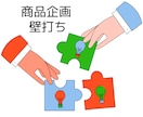 壁打ちで商品企画の思考整理をサポートします 話すことで企画が明確に、商品企画歴16年のプロが伴走します！ イメージ1