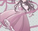 ふんわりかわいい女の子描きます グッズ作成などへ　リボンとフリルがポイント！ イメージ6