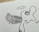 独特な世界観のイラストを描きます キャンバスや色紙にイラストを描きます。 イメージ4