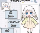 商用利用OK★ミニキャラ、ちびキャラ作成します 動画配信用、サムネ、SNSアイコンなどにいかがですか？ イメージ2