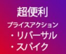 プライスアクションインジケーター売ります リバーサルやスパイクのプライスアクション表示 イメージ1