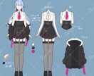 衣装デザイン制作致します VTuber、オリジナルキャラクター等の衣装デザイン作成 イメージ3