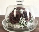 プロポーズの花束　ブーケ　記念の花を残します ケーキドーム 特別な日の花を色鮮やかに立体的に　ドライ加工 イメージ3