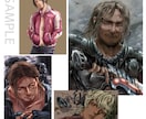 先着２名様限定！男性キャライラストお描きします 厚塗りで存在感のあるキャラクターを丁寧に制作いたします イメージ5