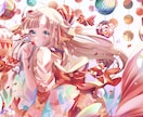 ポップでかわいい女の子かきます 立ち絵、歌コレ動画イラスト、Live2dイラスト実績あり イメージ1
