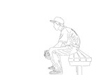 写真をオシャレに描きます 頂いた写真を元に線画イラストを作成します！ イメージ5