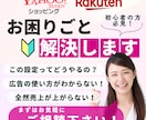 楽天・ヤフーショッピングのお困りごと解決します 初心者様必見！まずは何でもお気軽にご相談ください！ イメージ1
