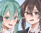 厚塗り風女の子のSNSアイコン作成致します お手頃価格で、可愛いアイコン、ヘッダーお描きします！ イメージ1