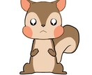 どうぶつミニキャラ作成します アイコン・動画・グッズなど様々な用途で制作可能です イメージ4