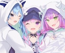 アニメ塗りで女の子イラストを制作いたします 表情が魅力的な女の子イラストはお任せください！！ イメージ8