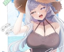 表情豊かなバストアップイラストを承ります 可愛い、妖艶、ダークなど様々なジャンルで表情豊かに描きます！ イメージ1