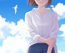女の子のイラスト描きます シンプル、落ち着いた雰囲気をお求めの方 イメージ6
