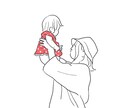 お気に入りの写真をアイコン化します あなたの写真を線画にします！SNSやLINEのアイコンにも◎ イメージ2