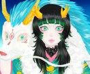 SNSアイコン作成します デジタルイラストでアナログのようなタッチを！ イメージ4