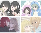 かわいいイラスト作成します アイコンやサムネに！ラフ修正無制限◎ イメージ2