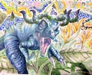 世界に１つだけの作品描きます 色鮮やかなイラスト描きます！！ イメージ1