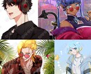 イケメンイラスト描きます 綺麗系イケメン、早期納品、お任せください！！ イメージ4