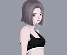ダークでマットな世界観の素敵なイラスト描きます 他の人と一味も二味も違う素敵なアイコンでSNS映えさせよう！ イメージ8