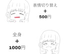 ご依頼者様だけのミニキャラアイコン作成します 即日お渡し可能！、ご希望に添えるようにお描きします！ イメージ4