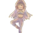 バレリーナのイラストを描きます プレゼント・SNSアイコンに最適です♪ イメージ10