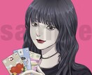 SNSなどで使えるアイコンイラスト作成します ヘッダー、似顔絵、キャス画も対応可〇 イメージ4