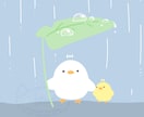 優しい雰囲気や絵本のような一枚絵を制作します ふんわりとした世界や絵本みたいなイラストがお好きな方へ。 イメージ6