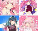 アイコン/Vtuber立ち絵/配信素材 描きます Pop&kawaiiイラストであなたの活動に彩りを✨ イメージ10