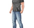 男性キャラ特化で全身立ち絵・簡易立ち絵を制作します TRPG・配信・創作など使いやすい、雰囲気重視の立ち絵に対応 イメージ3