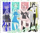 一枚絵描きます！！TRPG立ち絵等に使えます TRPG立ち絵、創作のお子さんの立ち絵等描かせていただきます イメージ4