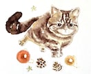 ミニ原画うちの子ペットかわいいイラスト描きます 犬ねこうさぎ鳥ハムちゃんのかわいい姿をイラストに イメージ9