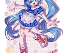 歌ってみた・動画サムネ用1枚絵制作します 商用利用OK！･ 単体／コラボ対応◎ イメージ5