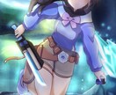 立ち絵、1枚絵、動画サムネイルイラスト等作成します キャラクターデザインのみもお受けします！ イメージ3