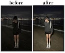 自撮り他撮りを自然に盛れるレタッチします SNS映え！SNS・マッチングアプリ・旅行写真にも対応♡ イメージ3