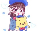 ゆるふわデフォルメ♪キラキラのイラスト描きます 名前入りで世界にひとつだけ♡とびっきりかわいいイラスト♪ イメージ4