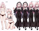 あなたの理想のお姿をお仕立てします Vライバー必見！可愛いカッコイイお姿作成します♡ イメージ3