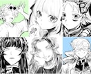 一枚絵・SNSアイコン承ります 【即日対応・翌日納品】ポートフォリオに載せてもOKな方限定！ イメージ2