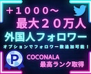 X・旧Twitterの外国人フォロワーを増加します X・旧Twitterフォロワー1000増加！ イメージ4