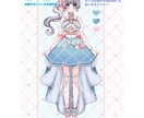衣装デザイン、立ち絵制作します 可愛い衣装のデザインとキャラクターの立ち絵を作成します！ イメージ2
